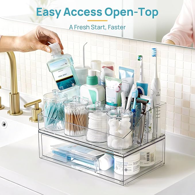 Vtopmart 6 PCS Bathroom Countertop Organizer Sets - Image 4