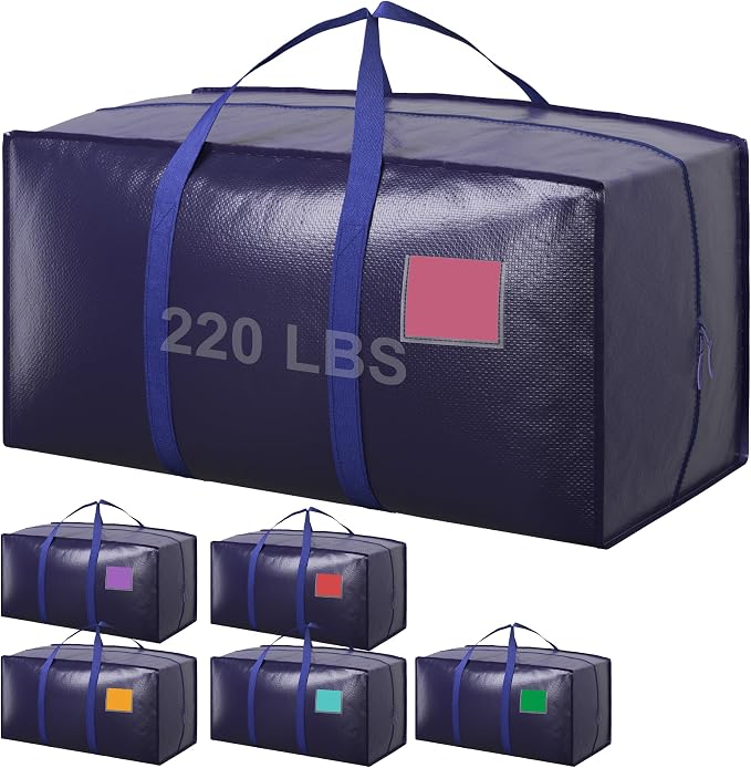 6 Pack Moving Bags Heavy Duty 210GSM by RMOHRO