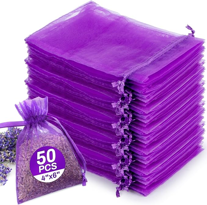 Sukh 50 Lavender Sachet Bags Empty by Sukh