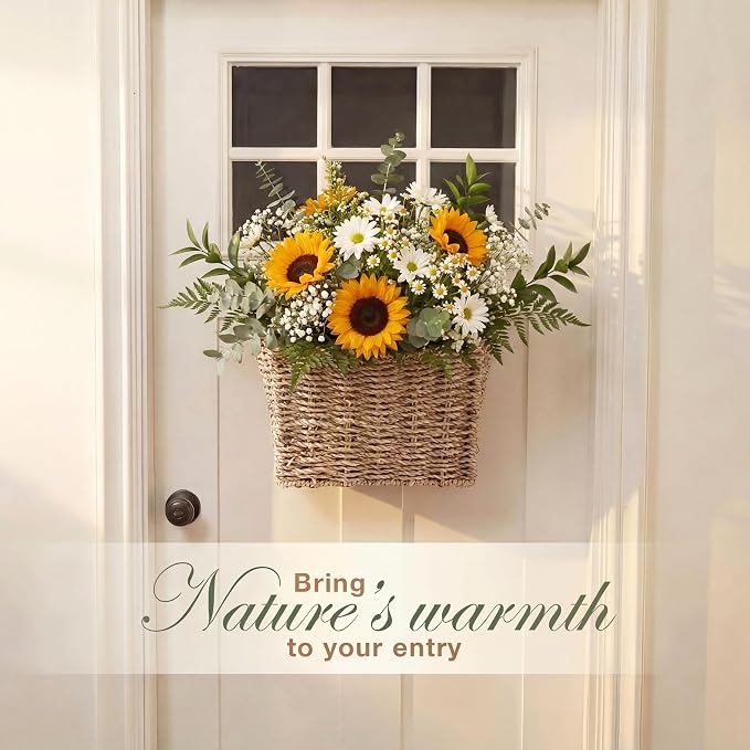84ECO Set of 2 Seagrass Hanging Baskets - Image 2