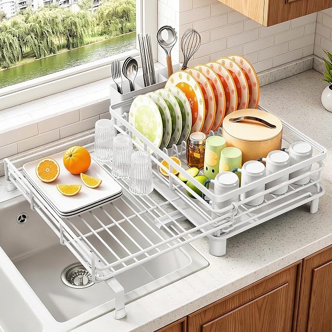 SAYZH Expandable Dish Drying Rack - Image 8