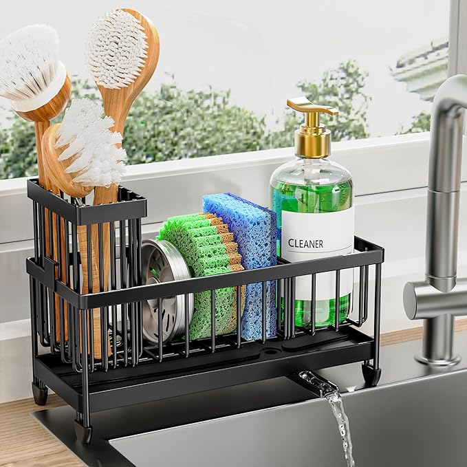 Cisily Sponge Holder for Kitchen Sink, Sink Organizer by CISILYHOMELIFE