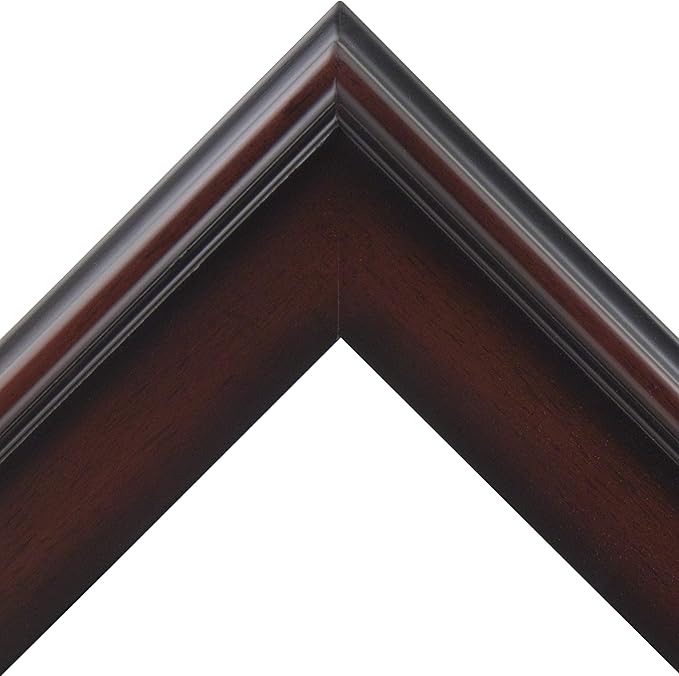 Creative Mark Plein Air Style Frame, Mahogany, 12x24-2.75" Wide Moulding with 1/2" Rabbet Depth, Open Back W/O Glazing, Museum Quality, For Art Panels, Stretched Canvas, Pictures & More