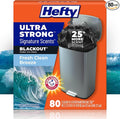 Hefty Ultra Strong Signature Scents 13G Trash Bags, Fresh Clean, 80ct | 13 by Hefty