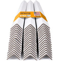36" x 2" x 2" Reinforced Cardboard Edge Protectors, White (Pack of 48) – 0.225" Thick Extra Heavy-Duty Cardboard Corner Protectors – American Quality V-Board Pallet Edge Protectors
