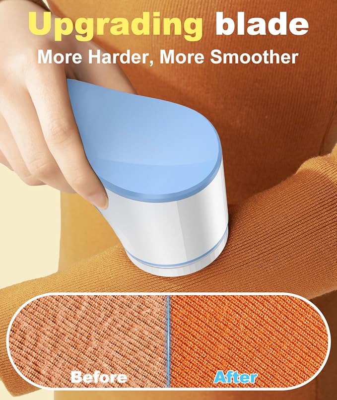Fabric Shaver, Lint Remover for Clothes, Effectively and Quickly Remove Pills - Image 2