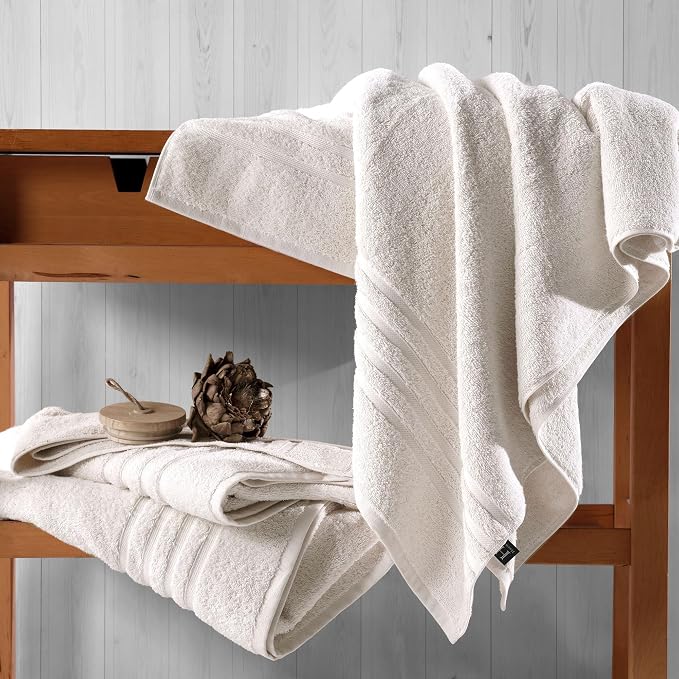 Hawmam Linen Jumbo Large Bath Sheets Towels 2 Pack Soft and Absorbent - Image 6