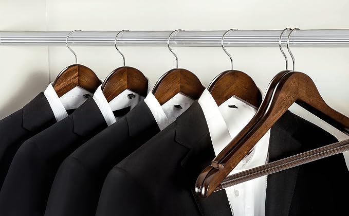 TOPIA HANGER Wooden Coat Hangers 30 Pack - Image 7