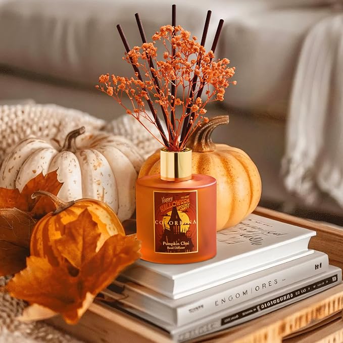 Reed Diffuser - Pumpkin Chai 6.7 fl oz Scented Diffuser - Image 4
