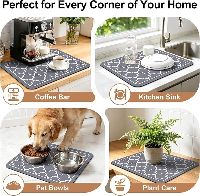 Dish Drying Mat Absorbent Dish Drying Mats - Image 6