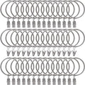 Lansian 44 Pack Curtain Rings by Lansian