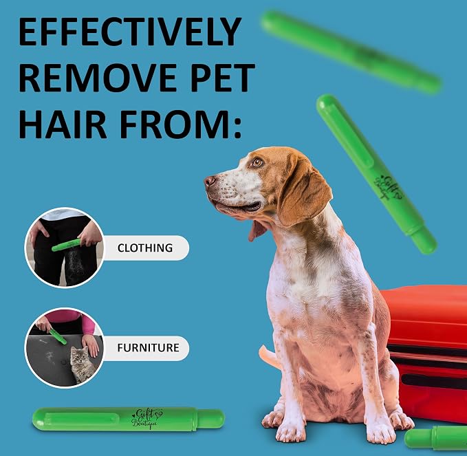 Pack of 12 Mini Travel Lint Sticks Rollers – Sticky Pet Hair Remover - Image 3