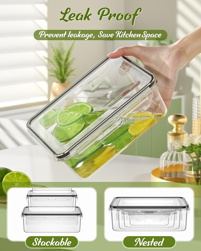 Canfanni 40 Piece Food Storage Containers - Image 6