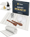 Oleex 3-Pack Stone Dish Drying Mat Set Includes 1 Large 24”x16” & 2 Small 4”x9” by OLEEXYOURKITCHENHELPER
