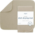S&T INC. Dish Drying Mat, 2 Pack, 2PK Kitchen Counter Mat by STINC