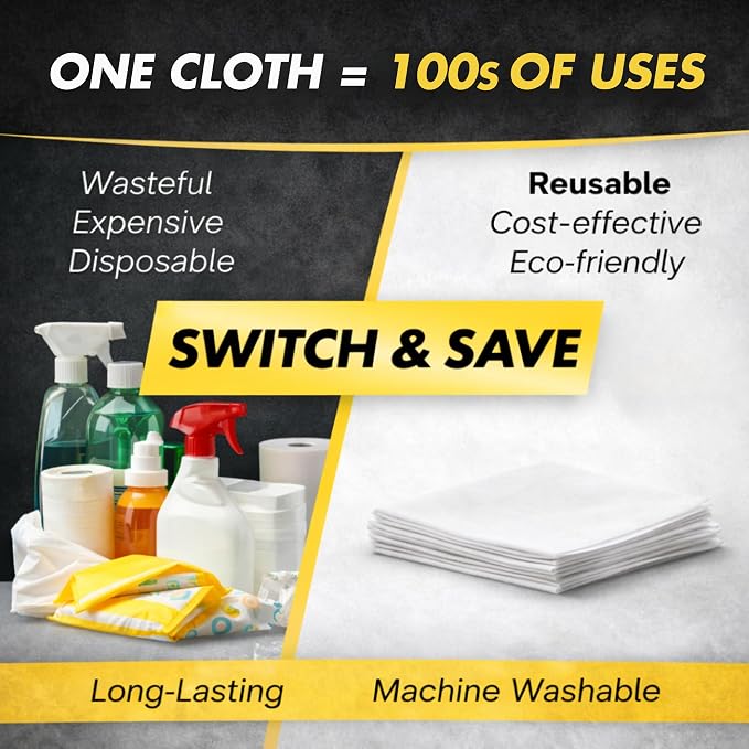 Microfiber Magic Streak Free Cleaning Cloth 6 Pack Clean Any Surface - Image 5