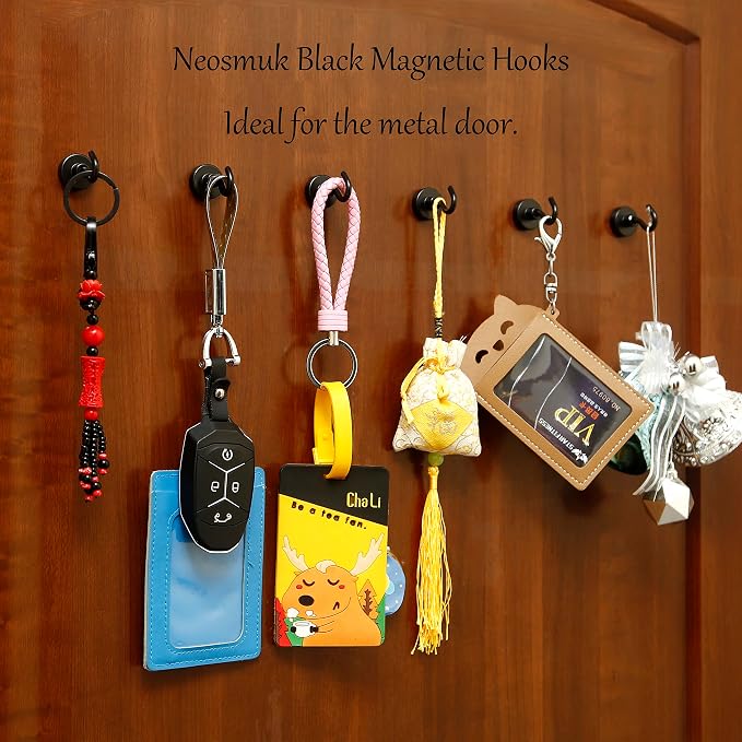 Neosmuk Magnetic Hooks, 40lb Heavy Duty, 10 Pack - Image 4