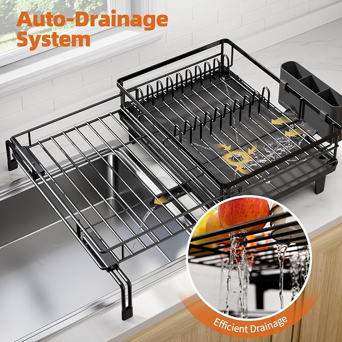 Urackify Expandable Sink Dish Drying Rack - Image 7