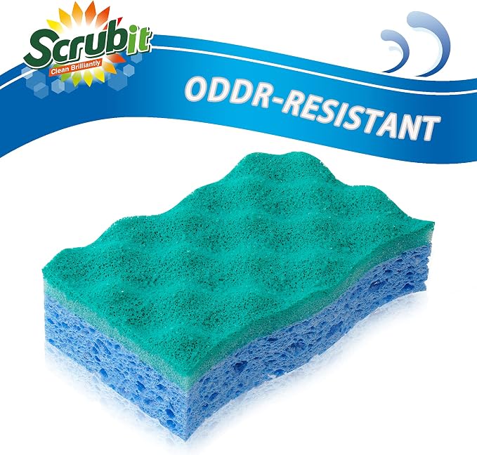 SCRUBIT Multi-Use Scrub Sponge – Non-Scratch Kitchen Sponges - Image 2