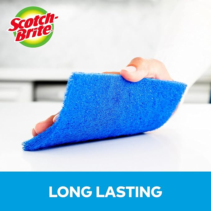 Scotch-Brite® Zero Scratch Scour Pad, 3 Scrubbing Pads, Non-Scratch Scouring - Image 9