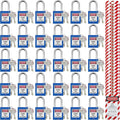 Lockout Tagout Locks, Safety Padlocks, Loto Locks Keyed Differently Lock Out Tag Out Device Plastic with Lockout TagOut Tags Kits