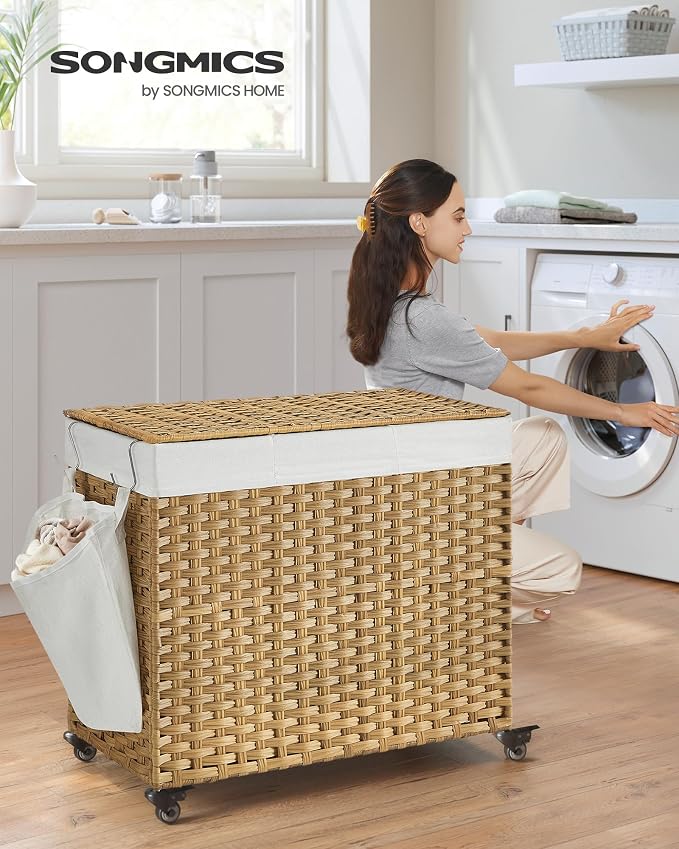 SONGMICS Rolling Laundry Hamper - Image 2