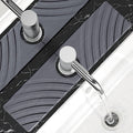 SpaceHacks Stone Faucet Mat for Kitchen Sink 15.7x4 in, Dark Gray | Fast Drying by SpaceHacks