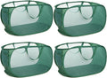 4 Pack Collapsible Laundry Baskets, Foldable Laundry Basket by Bemkoo