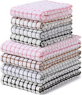 Homaxy Kitchen Towels and Dishcloths Set by Homaxy