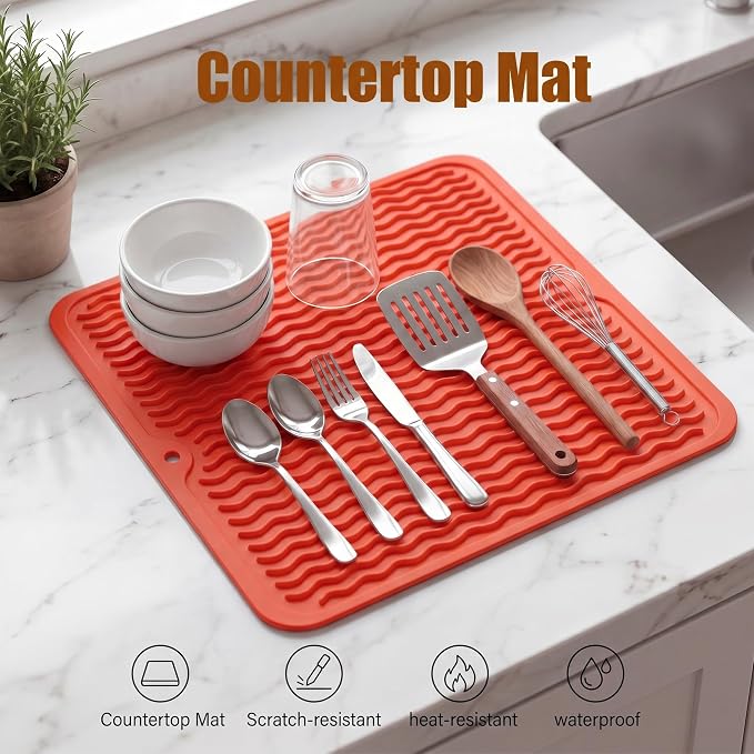 MicoYang Silicone Dish Drying Mat - Image 3