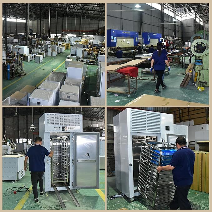 Kolice Commercial Heavy Duty 5 Trays Bakery Shock Freezing Blast Chiller & Freezer, Chest Freezer, Frozen Dough Blast Freezer for Restaurant, School Kitchen-Lowest Temperature -40°F(-40°C)