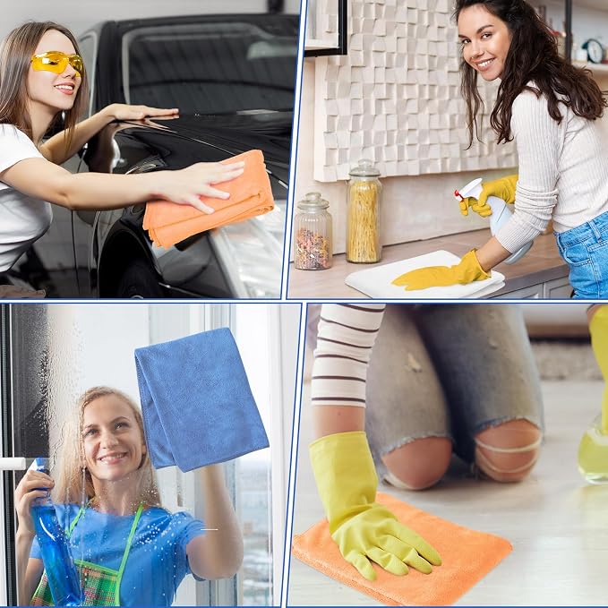 SmoothNovelty 10 Pcs Extra Large Microfiber Cloth 30" x 20" Large Floor - Image 6