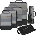 BAGAIL 4 Set/6 Set/8 Set Compression Packing Cubes Travel Accessories by BAGAIL