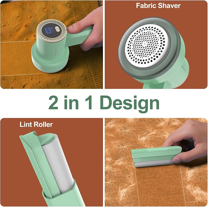 HOMEASY Fabric Shaver, Rechargeable Lint Remover - Image 6