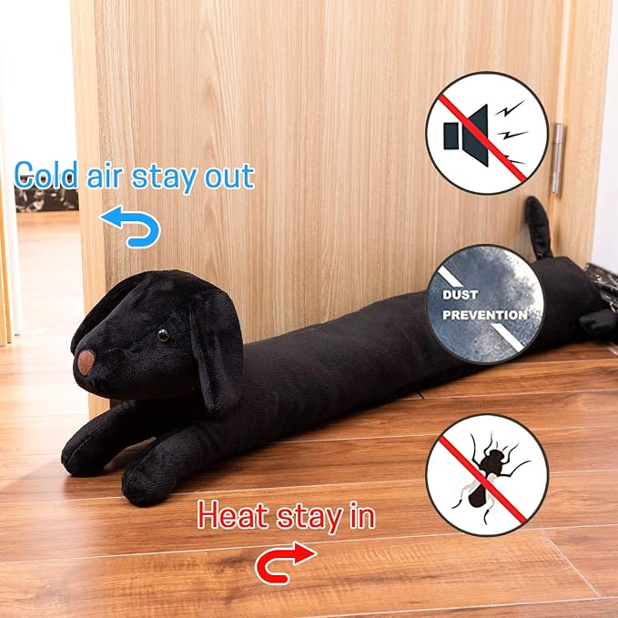 SWISSELITE 36 Inch Under Door Stopper, Decorative Door Noise Blocker | Weighted - Image 4