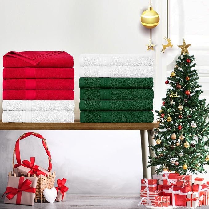 100% Cotton Hand Towels 18x28 Inches, 600 GSM, Soft & Absorbent - Image 2