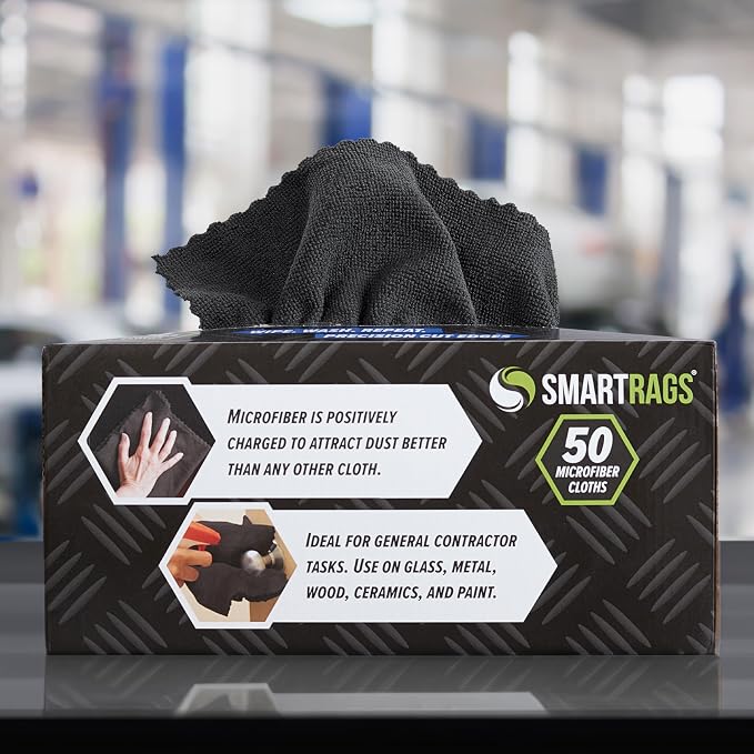 Arkwright Smart Rags Microfiber Cleaning Cloths Bulk, Case of 400, Lint Free - Image 4