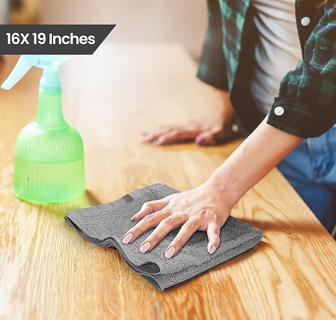 Utopia Towels Kitchen Bar Mops, 16x19 in, 100% Cotton, Machine Washable - Image 2