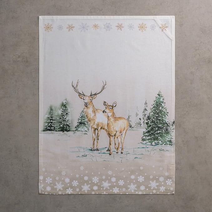 Maison d' Hermine Kitchen Towels Set of 3 Reusable 100% Cotton 27.50" x 20" - Image 8