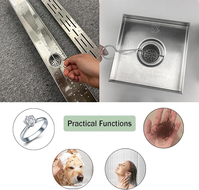 Neodrain Shower Drain Hair Catcher, Only Fit Neodrain Shower Drain | 304 - Image 5