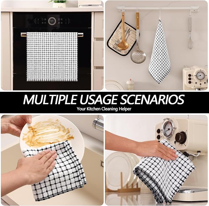 Homaxy Kitchen Towels and Dishcloths Set - Image 6