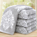 Hand Towels for Bathroom, Decorative Hand Towel, Damask Towel Gift Set by VOOVAMOVAS