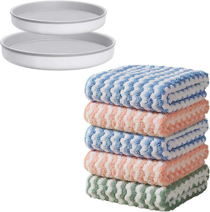 JOYMOOP Microfiber Cleaning Cloth, Absorbent Streak Free Lint Cleaning Cloths by JOYMOOP