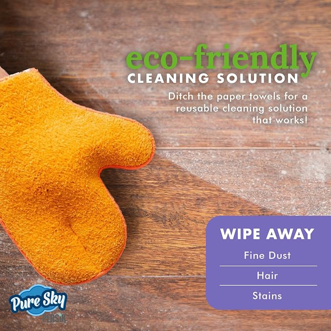 persik Pure-Sky Microfiber Glove Dusting Mitt - Image 7
