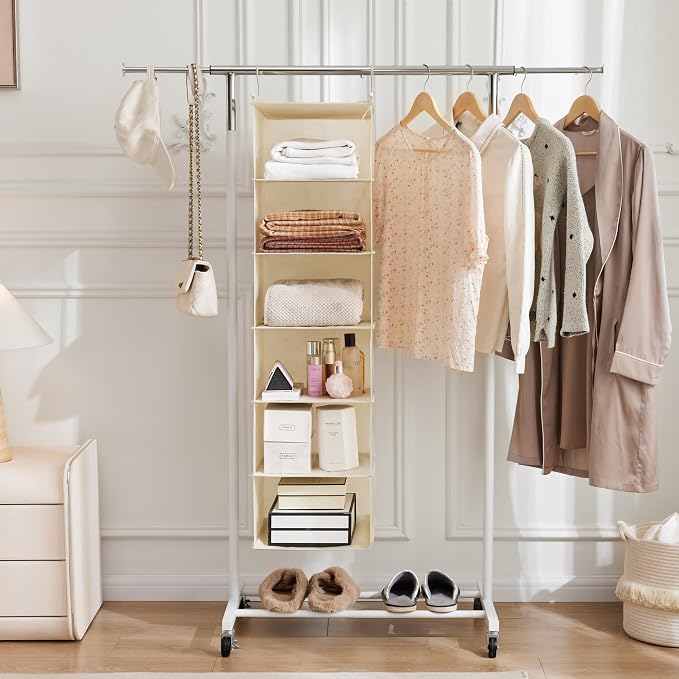 MAX Houser 6 Tier Shelf Hanging Closet Organizer - Image 4