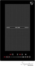 K&H SIGNATURE SERIES 2 Burner 12 Inch Built-in FLEX Electric Stove Top Ceramic Cooktop 220V 3400W IN12-3400FLX