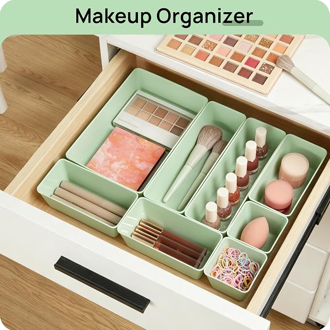 Vtopmart 25 Pack Plastic Drawer Organizers - Image 4