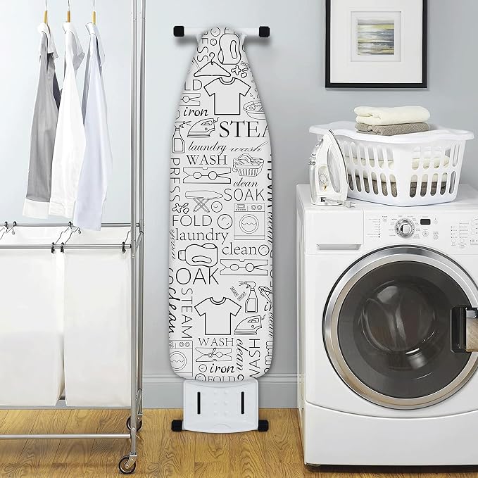Extra Thick Ironing Board Cover and Pad, 15x54 Ironing Board Cover, Resist - Image 5