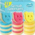 12 Pack Scrub Sponges for Dishes, Dual-Sided Temperature-Responsive Scrubber by Unknown