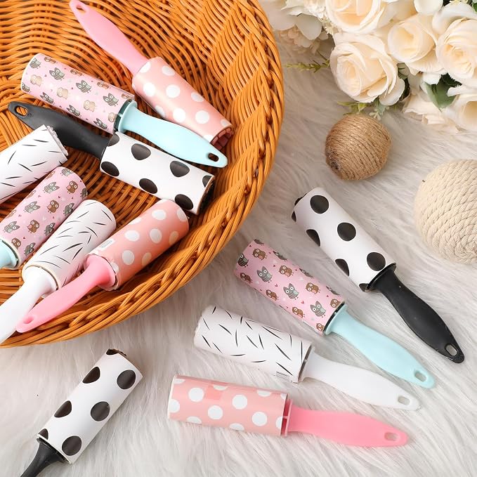 Hushee 48 Pcs Mini Lint Rollers - Image 3